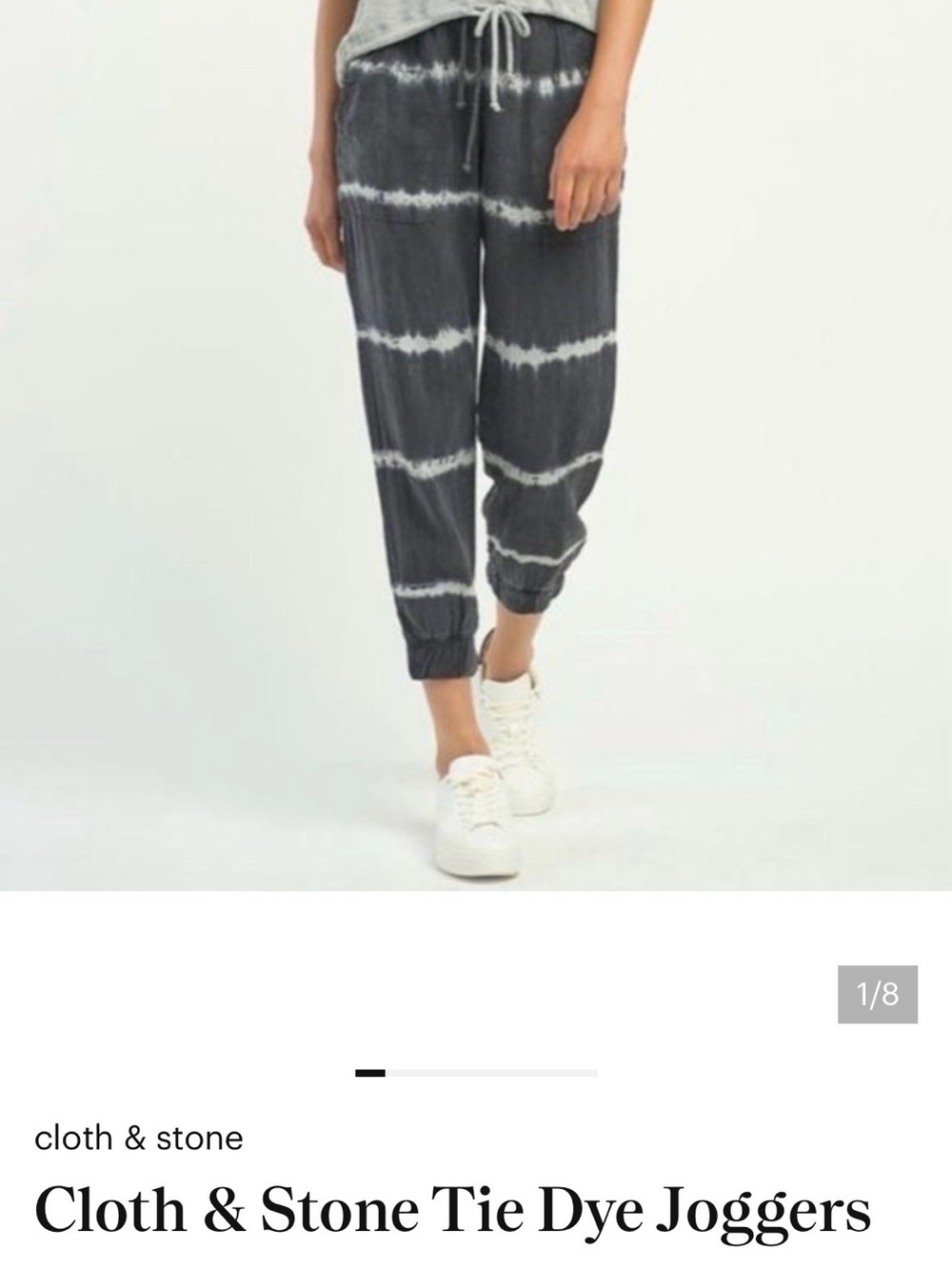 Cloth & Stone Anthropologie Tie-Dye Joggers Pants Large